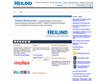 Tablet Screenshot of heilind.com